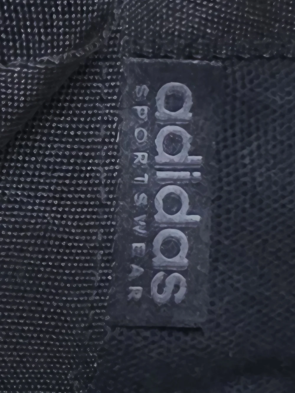adidas Black Canvas Messenger Bag with Adjustable Strap Unisex